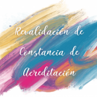 Revalidación de Contancia de Acreditación